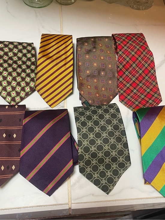 J. Crew Other - J Crew Bundle 8  Of 100% Silk Men’s Ties J Crew Made In USA